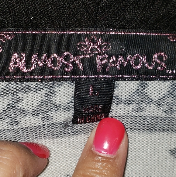 Almost Famous Slouchy Turtle Neck Cropped Poncho - Picture 5 of 5